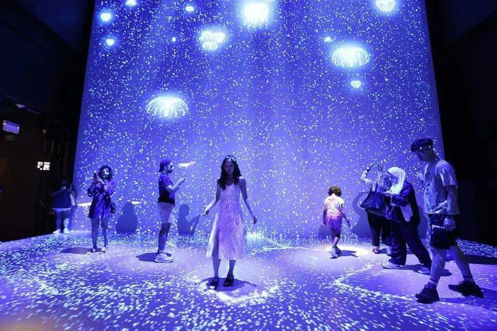 An immersive exhibit that is part of the ongoing Avatar: The Experience installation at Gardens by the Bay’s Cloud Forest. PHOTO: LIANHE ZAOBAO