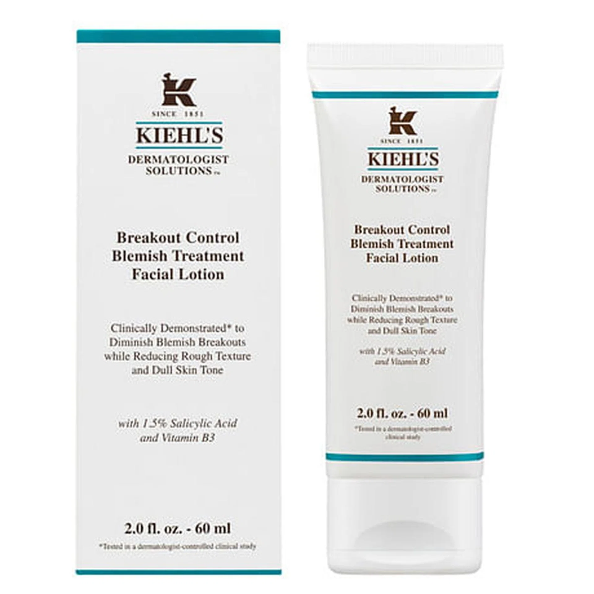 kiehls dermatologist solutions breakout control blemish treatment facial lotion review singapore - thumb