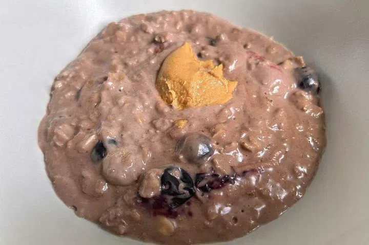Many bowls of oats were eaten during this experiment. ST PHOTO: CHERIE LOK