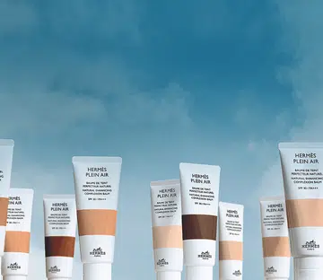 different shades of Hermes Plein Air Complexion Balm
