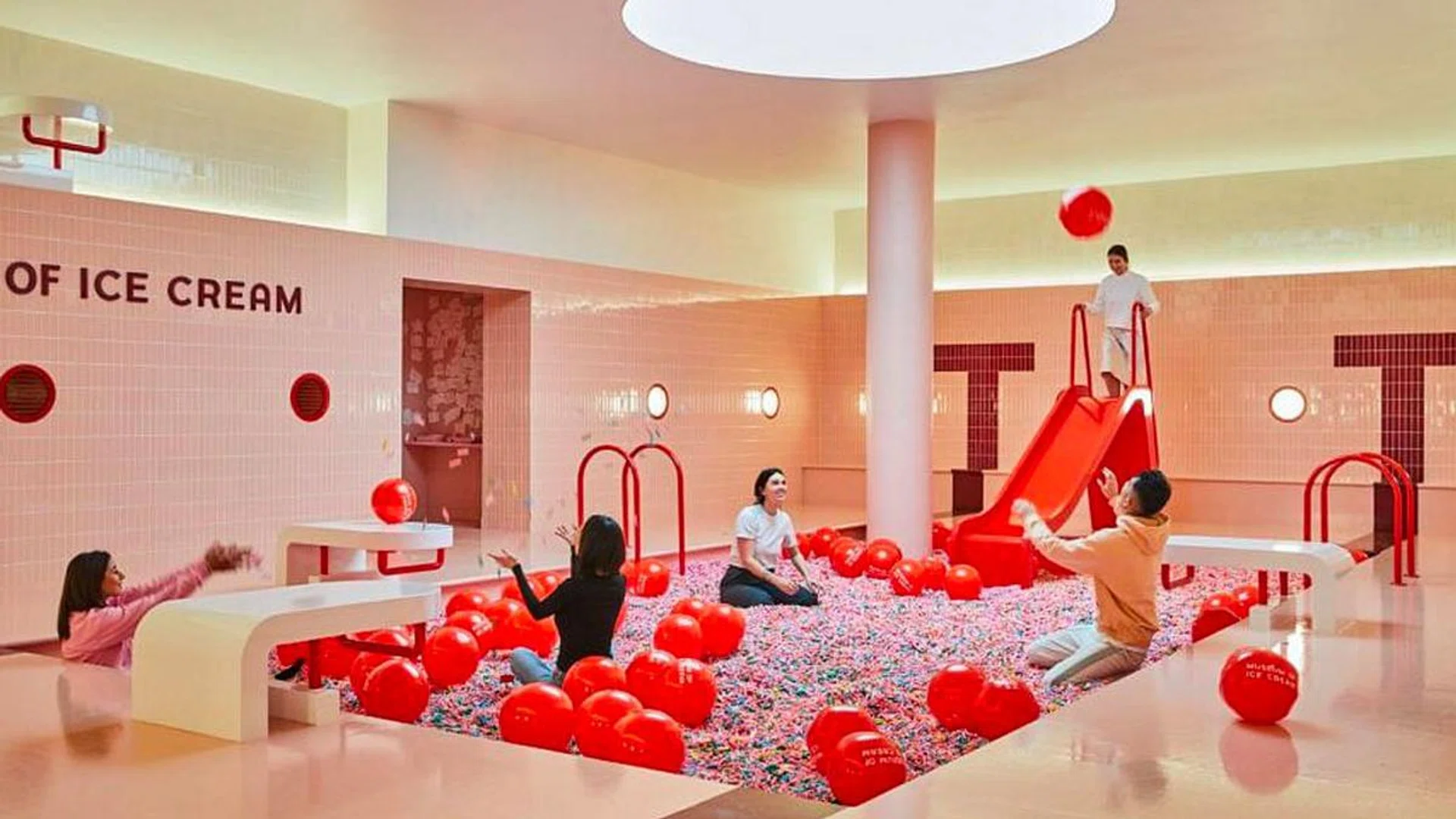 The Sprinkle Pool at Museum of Ice Cream New York. The Museum of Ice Cream Singapore will feature multi-sensory installations themed around the frozen treat.