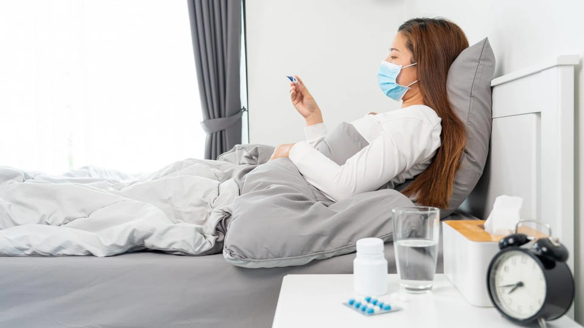Patients who test positive for Covid-19 should isolate themselves in a room, and not have any physical contact with household members