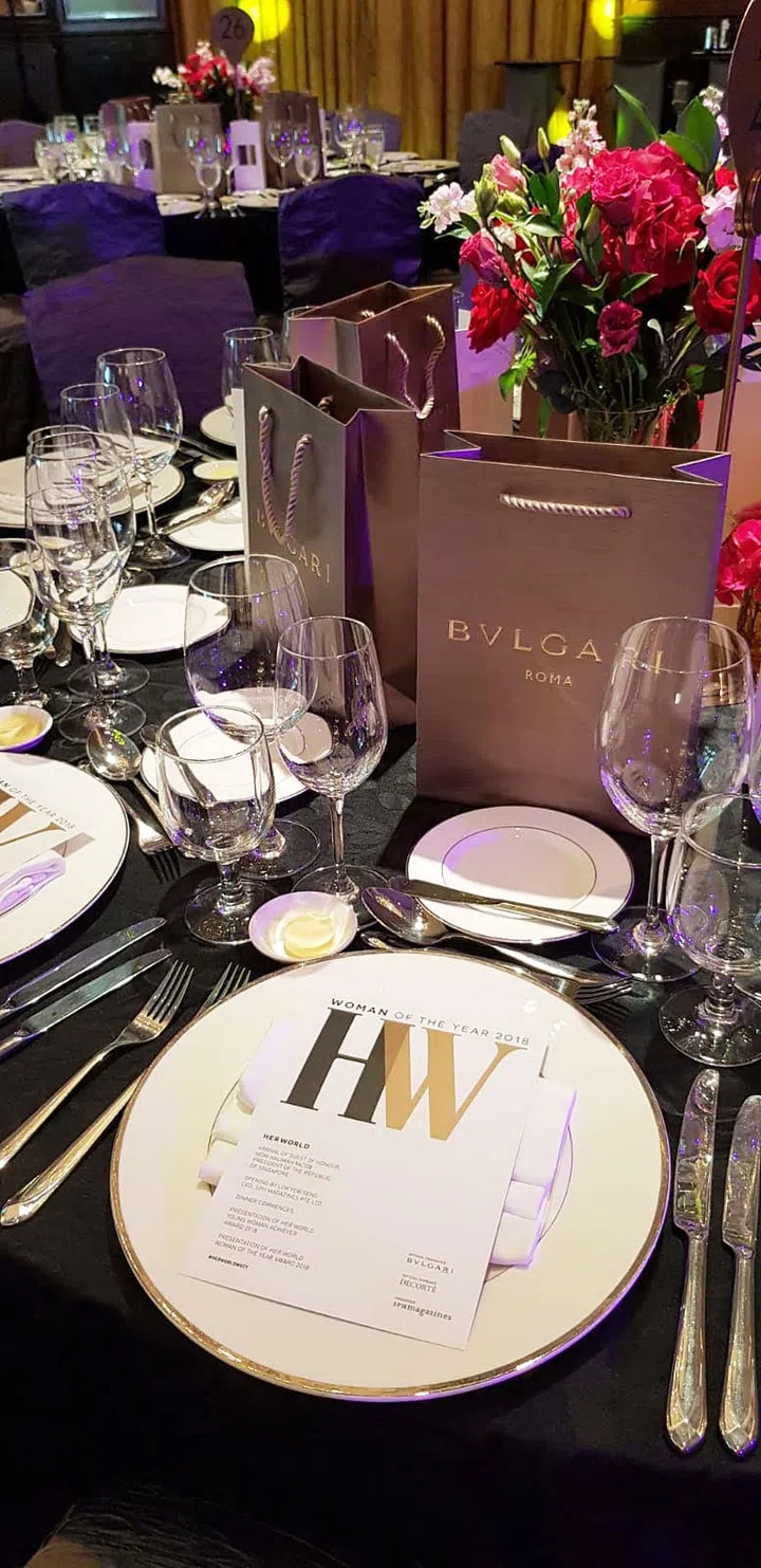 Bulgari gift, Her World Woman of the Year 2018