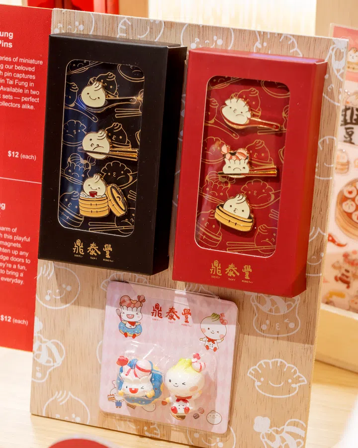 din tai fung pins and magnets