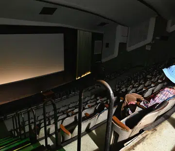 Film buff Adora Tan, 28, reminiscing her movie experiences at The Projector on Aug 19. She visited the cinema upon receiving news of its closure.