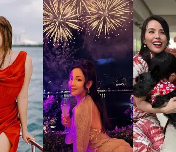 rui en, fiona xie and zoe tay