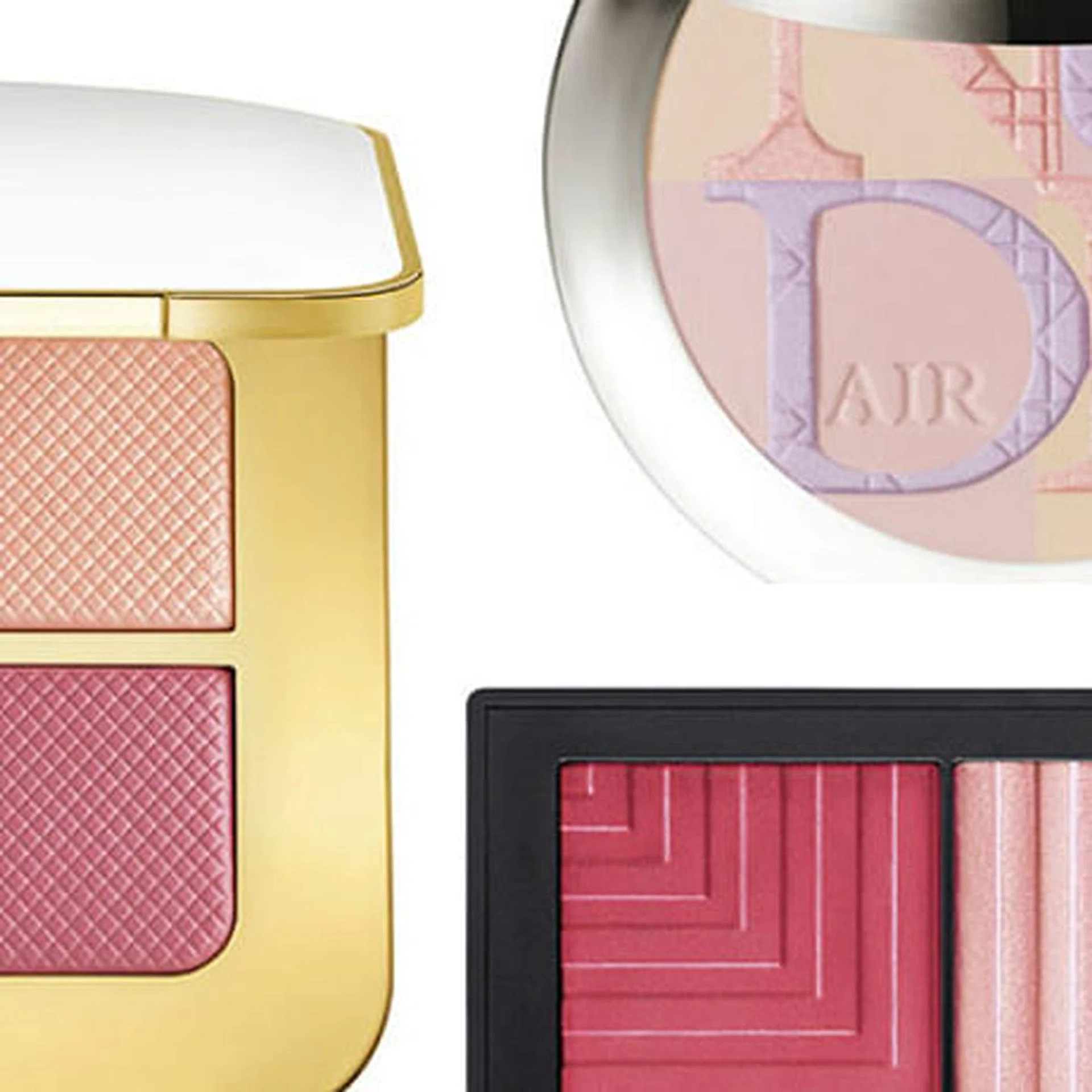 pink highlighters tom ford nars dior