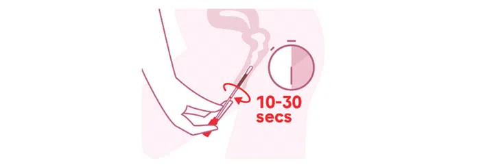 self swab instructions for hpv testing, cervical cancer screening singapore
