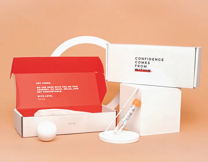 STI home testing kit by Ferne Health