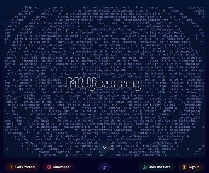 Midjourney artificial intelligence AI art and design tool image generator homepage screengrab