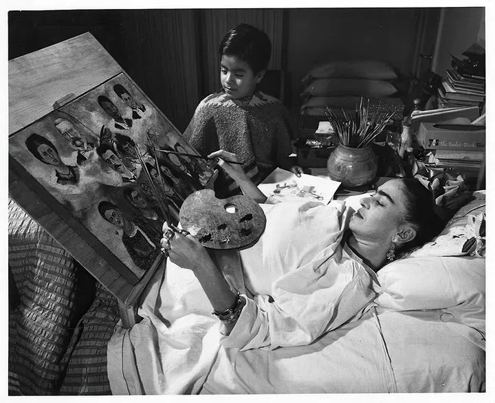 Frida Kahlo de Rivera (1907-1954), famous Mexican artis