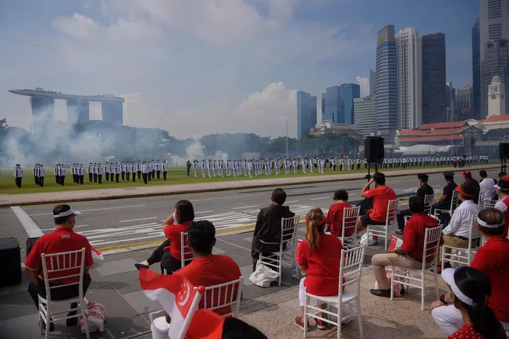 NDP 2020 Parade held at the Padang on 9 August, 2020.