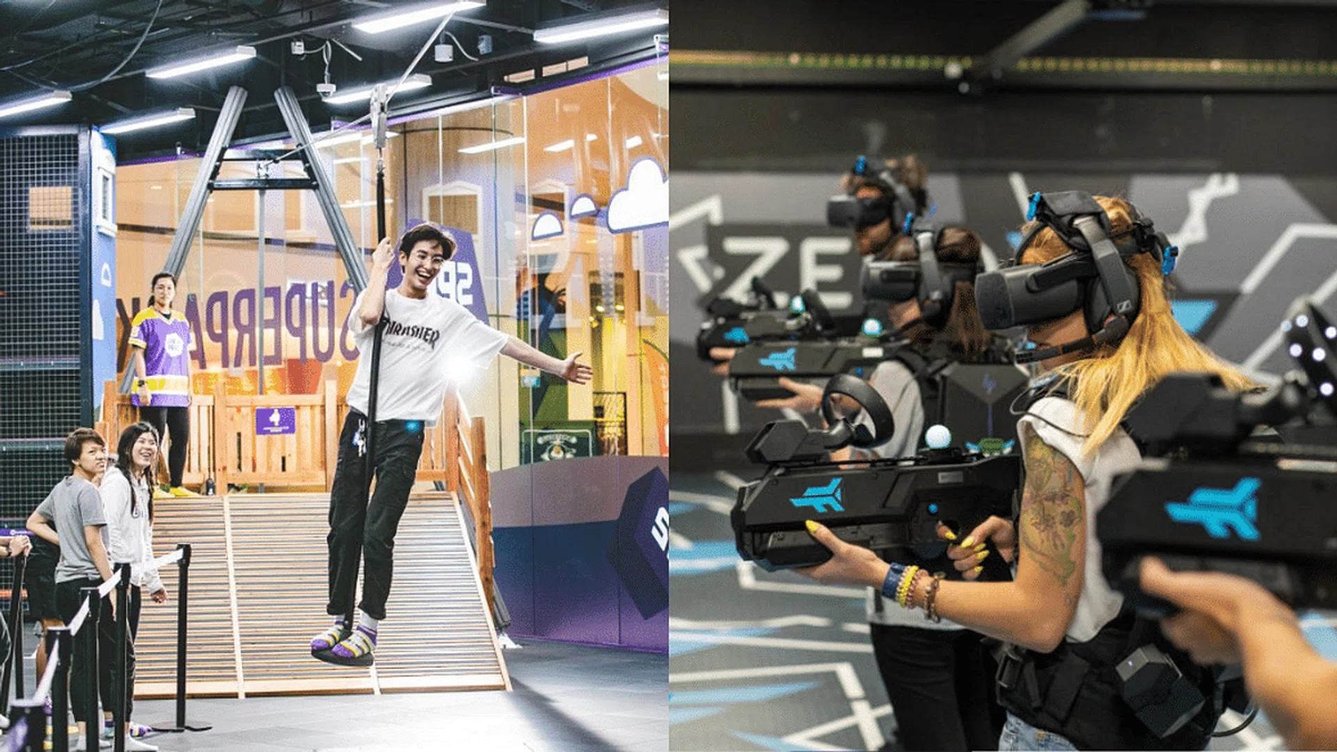 Credit: SuperPark Singapore, Zero Latency VR