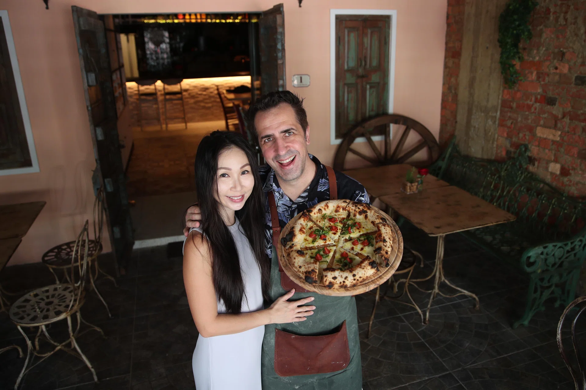 Antonio Miscellaneo and his wife Jasmine run La Bottega Enoteca.