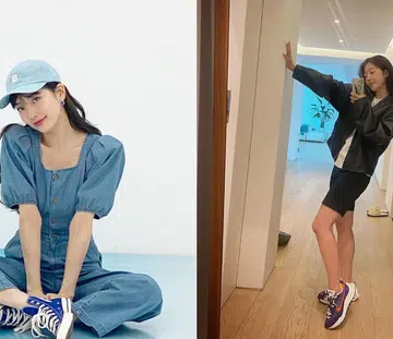 korean celebrities sneakers