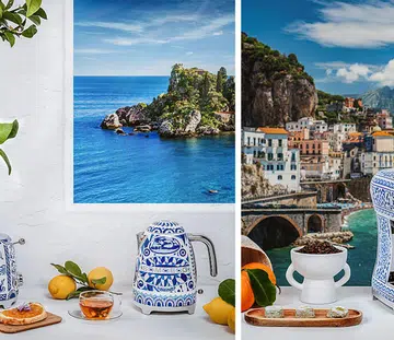 Smeg x D&G Blu Mediterraneo