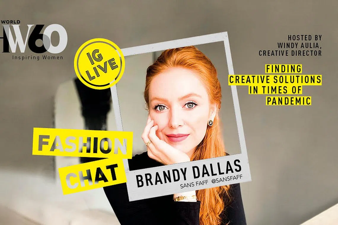 HerWorldWithYou Fashion Live Chat with Brandy Dallas, founder of Sans