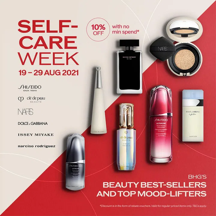shiseido self-care week bhg singapore