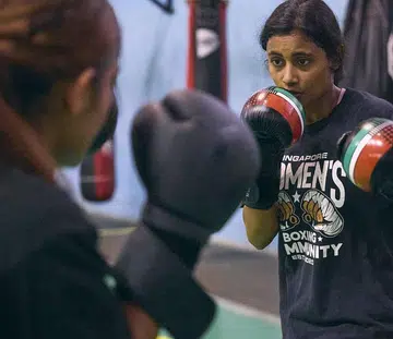 Danisha Mathialagan, Singapore boxer