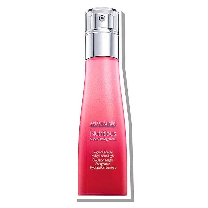 Nutritious Super-Pomegranate Radiant Energy Milky Lotion - Product on White
