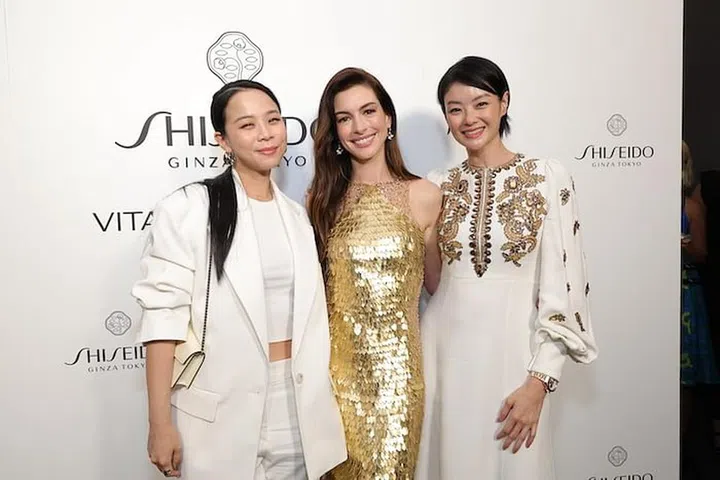 NEW YORK, NEW YORK - SEPTEMBER 13: &lt;&gt; as SHISEIDO announces Anne Hathaway as new VITAL PERFECTION Global Ambassador on September 13, 2023 in New York City. (Photo by Kevin Mazur/Getty Images for Shiseido)