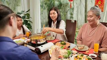Elevate your CNY celebrations with premium steamboat broths, decadent pastries and liquor