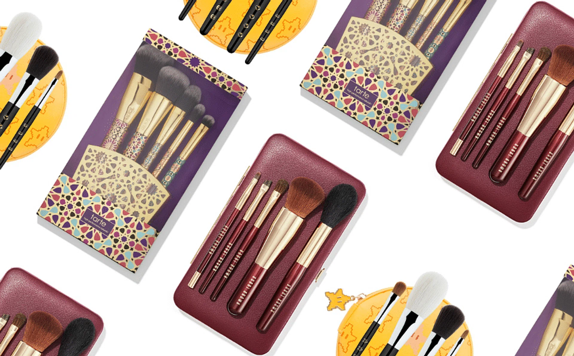 festive makeup brush sets christmas bobbi brown mac shu uemura smashbox tarte urban decay zoeva