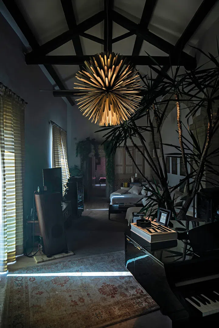 The Foscarini Sun – Light of Love pendant light is available in white and gold and retails from £2,239 (S$3,980) at Nest.