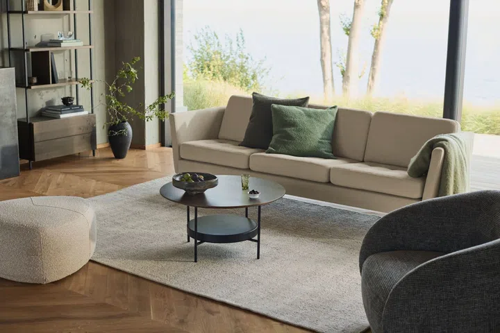 The Osaka sofa’s slim silhouette makes it ideal for compact homes. PHOTO: BOCONCEPT