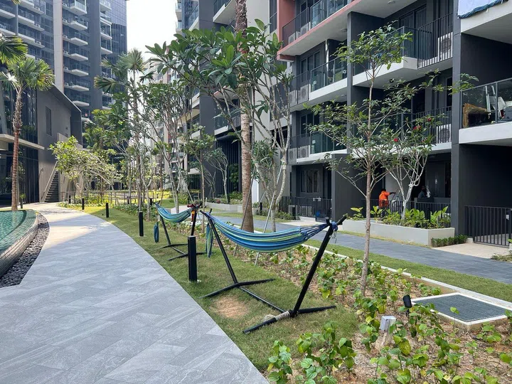 Habyt Affinity at Serangoon hammock area