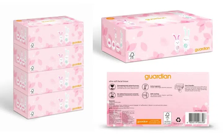 Guardian 3-Ply Tissue Box