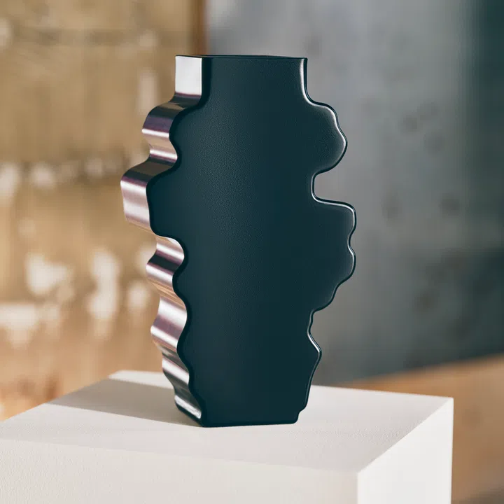 KONSTRUNDA Vase (Black, 28 cm) $24.90