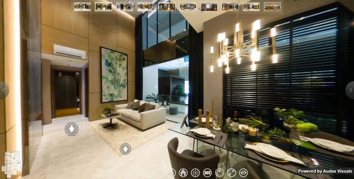 Virtual tour of the 35 Gilstead condominium showroom. Screengrab from official 35 Gilstead website