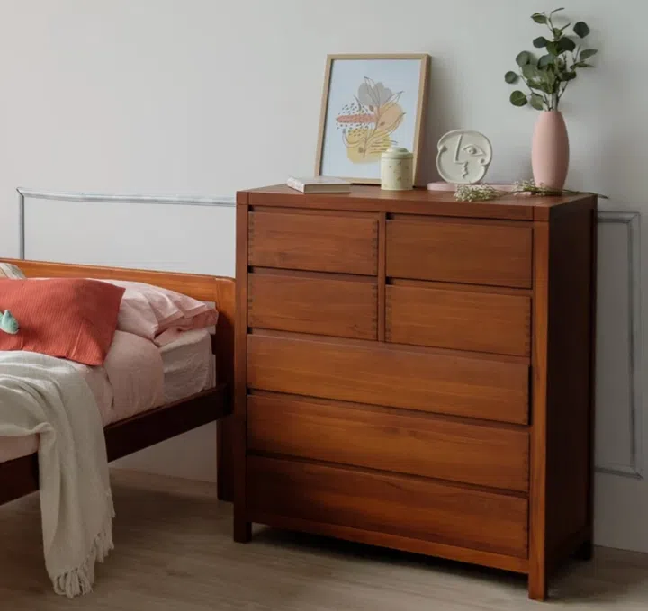 Shop for furniture like the Scanteak Fiske Chest of 7 Drawers for $1,329 (original price $2,429) on clearance sale.