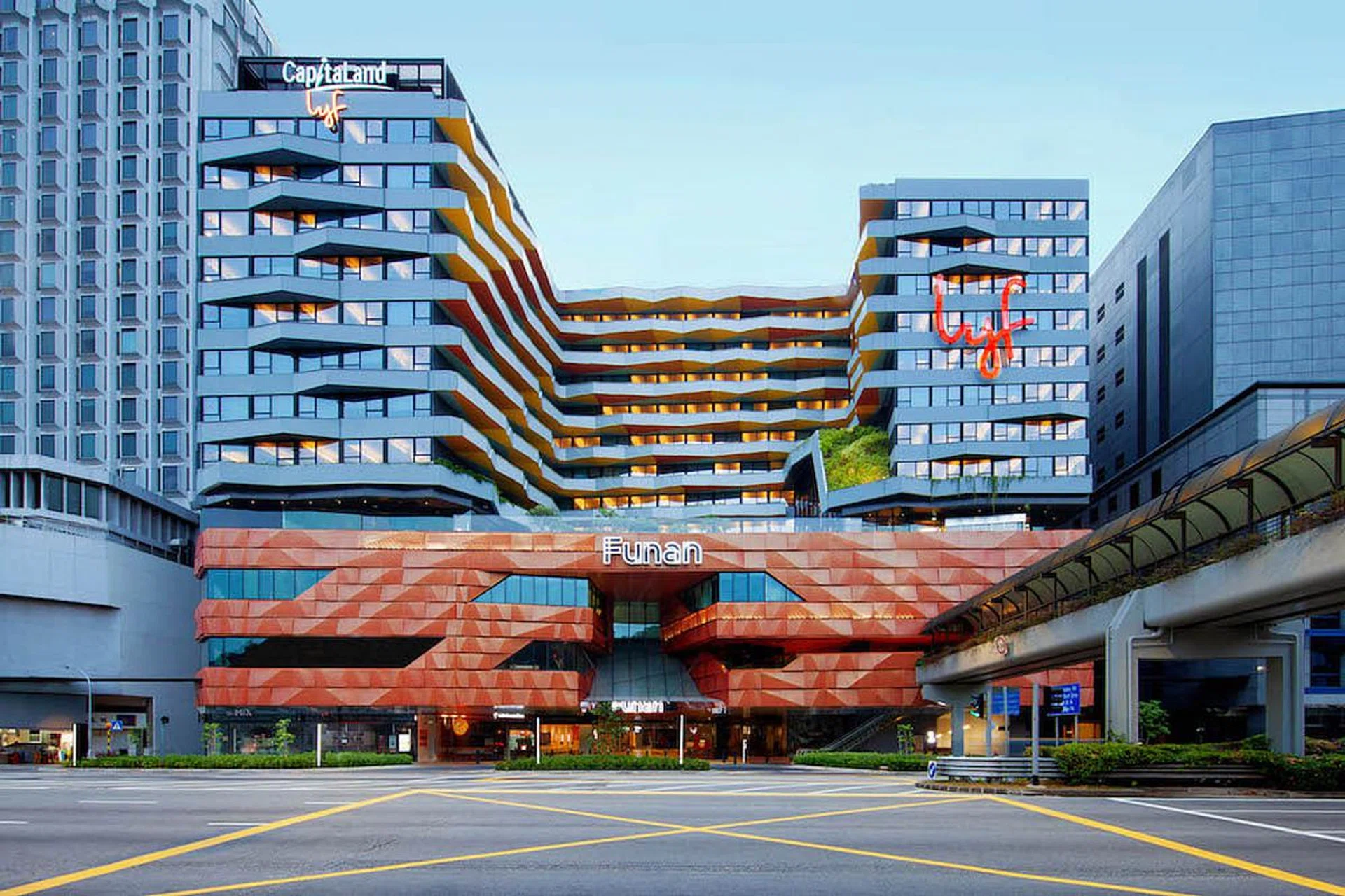 LYF Funan Co-Living Exterior