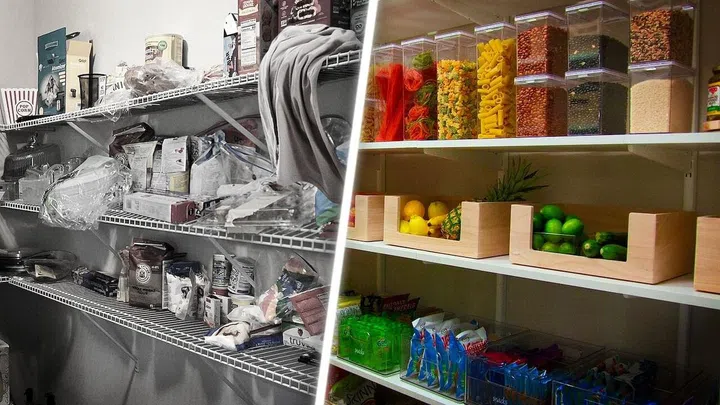 Before and after cover image by Get Organised by The Home Edit