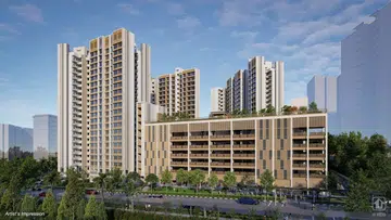 Artist’s impression of Kebun Baru Ridge, launched in June 2026 HDB BTO sales exercise.