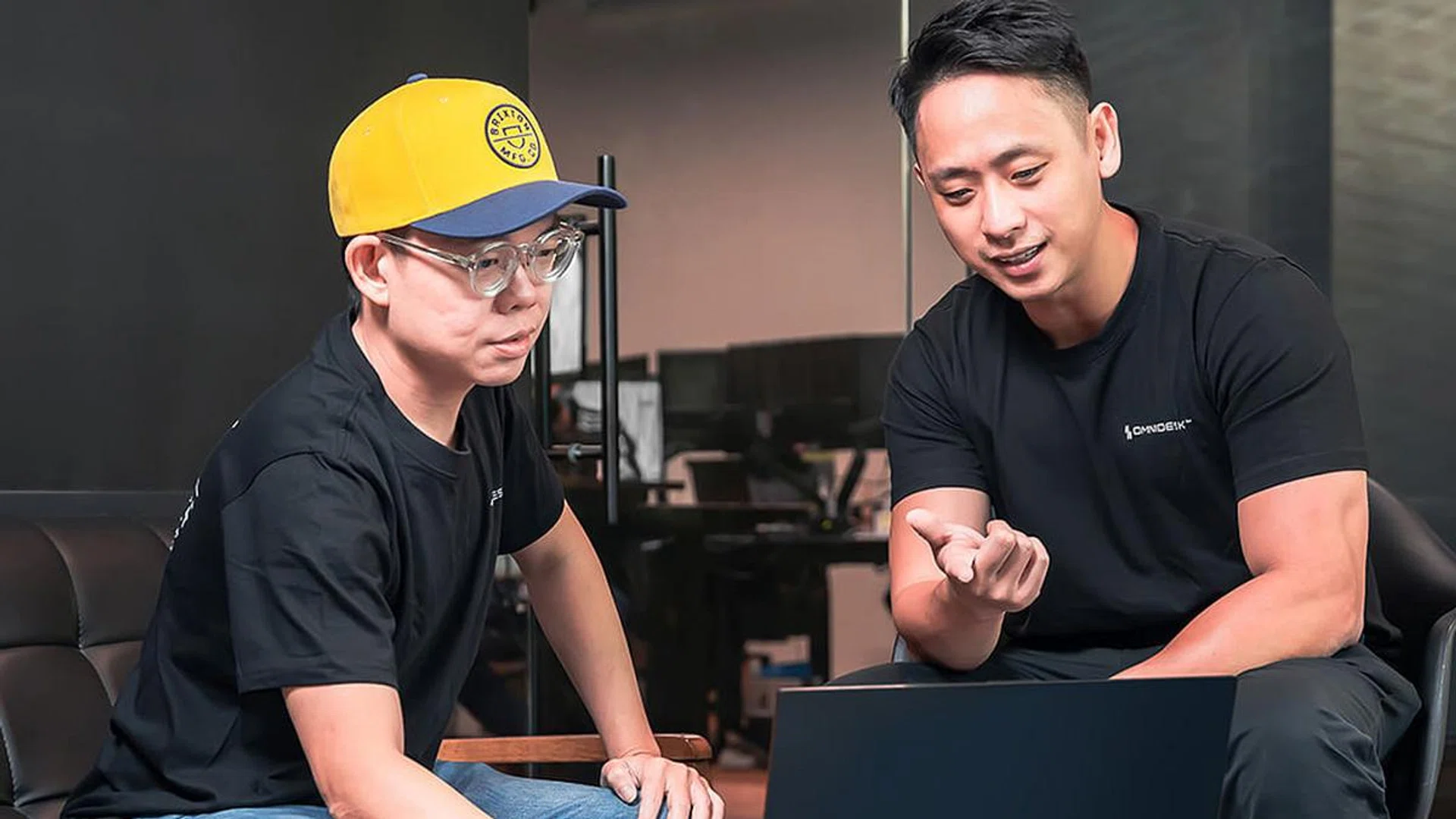 Omnidesk's co-founders Benjamin Huang (left) and Joe Wee were initially worried about copycat sellers harming the brand's reputation on the ecommerce platform, but Lazada's rigorous Intellectual Property protection measures allayed their fear. PHOTO: LAZADA