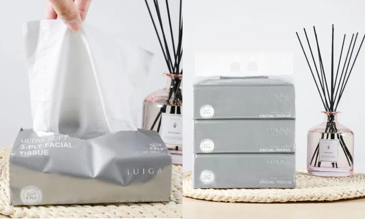 IUIGA Eco Ultra Soft 3-Ply Facial Tissues