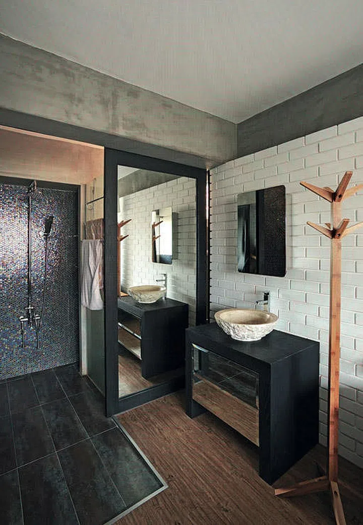 Bathroom in a whimsical style 5-room HDB at Telok Blangah