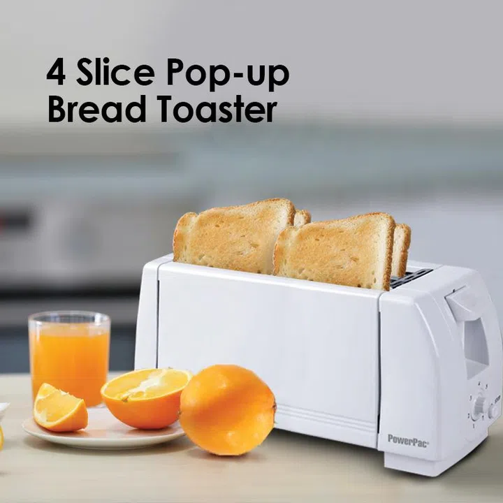 PowerPac 4 Slice Pop-up Bread Toaster, $28.90