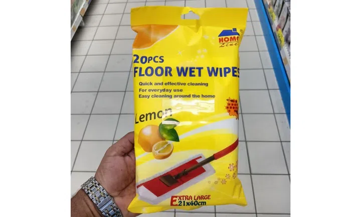 Valu$ Everfresh Lemon Floor Wet Wipes, $1.50