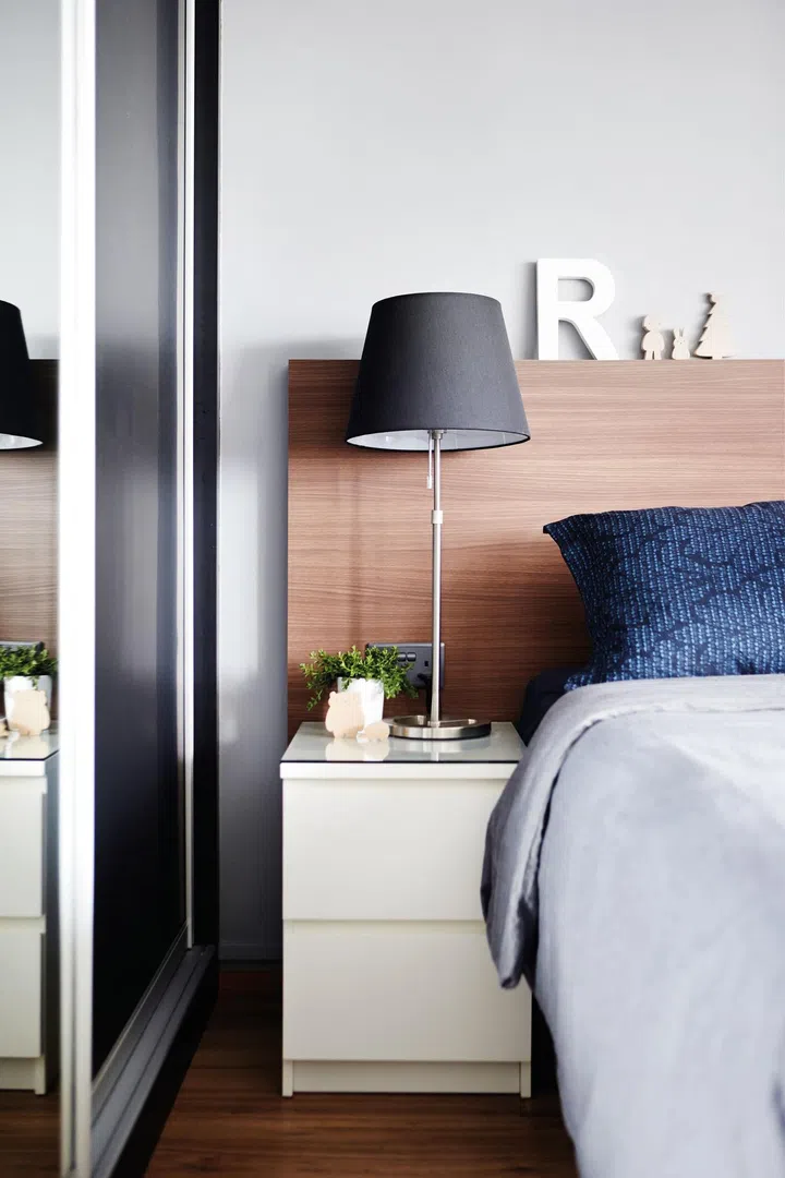 home design, interior design, neutral, masculine, dark, blue