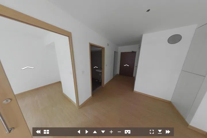 Virtual tour of a 2-room flexi type 2 (47 sqm) HDB flat in Rivervale Shores BTO.