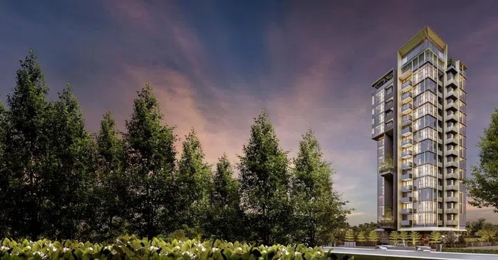 Artists impression of Cairnhill 16 condo facade. Image from official Cairnhill 16 website