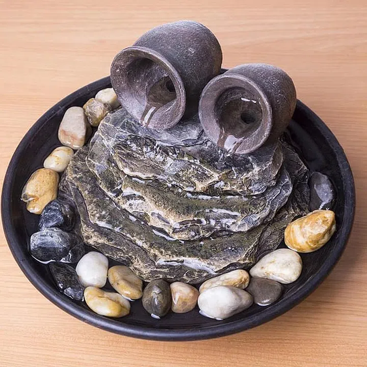 Place a water feature in the north corner