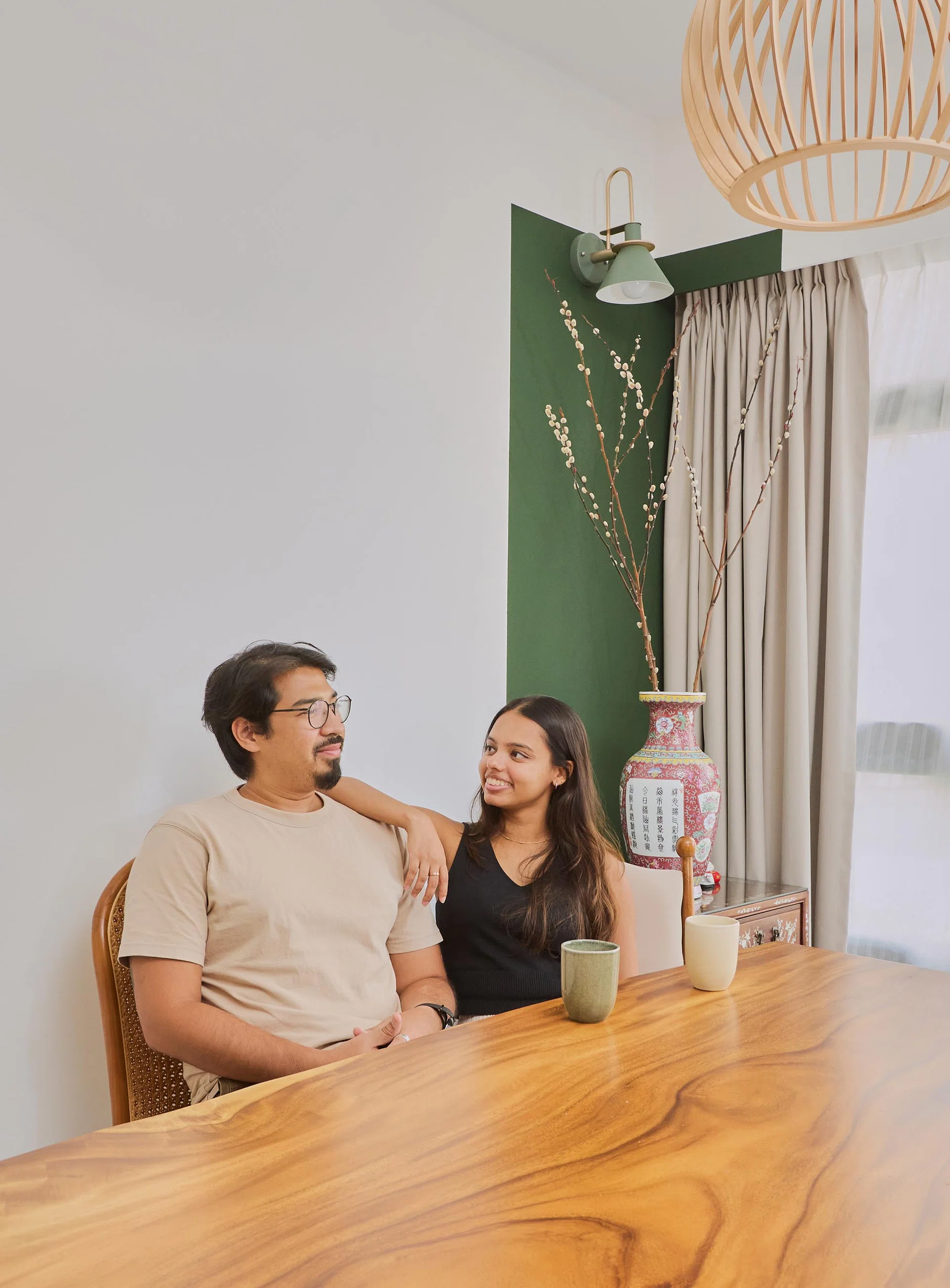 Homeowners  Keshav and Priya.