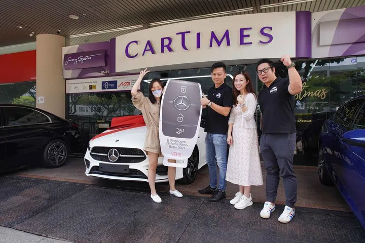 VEHS Home Reno Living Fair 2021 Mercedes Benz A200 Lucky Draw Winner