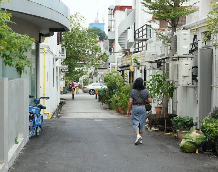 Familiar backstreets of the Tiong Bahru enclave.