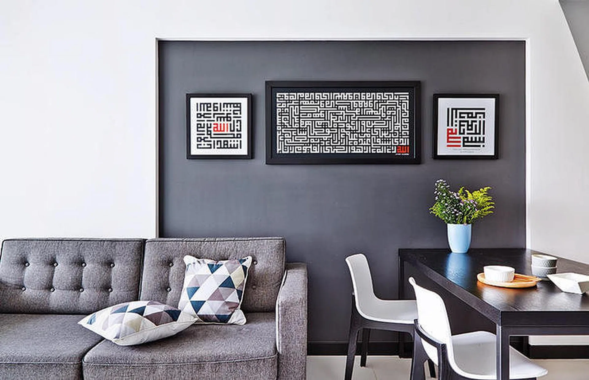3 trendy HDB flat homes with monochromatic colour schemes - Home ...